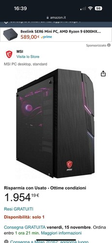 Computer fisso gaming usato - gaming,
