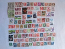 lotto 107 francobolli esteri della danimarca vari tipi e valori