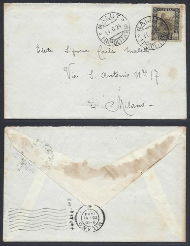 Storia postale colonie - storia, libia