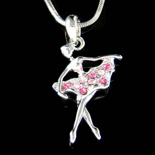 Collana ballerina rosa - collana, da