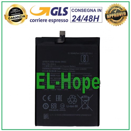 Batteria bn53 per xiaomi redmi - xiaomi,