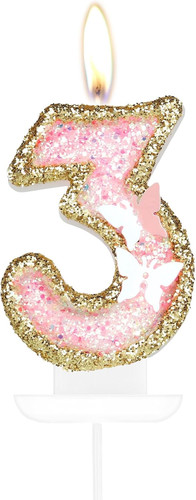 Happy 3rd birthday butterfly - 3rd,