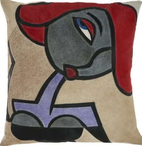 Nuovo cuscino lancio pelle - lancio,