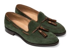 Scarpa con nappe in camoscio