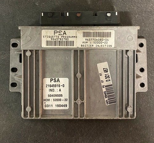 Calculateur moteur peugeot - calculateur,