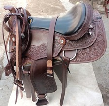 Sella western in pelle: sella