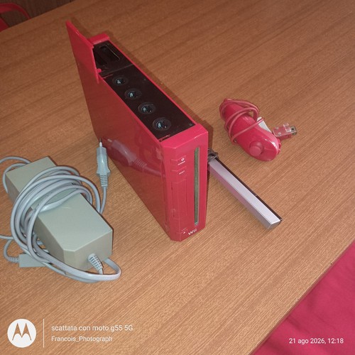 Nintendo wii console rossa con - wii,