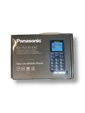 Panasonic KX-TU110 EXC cellulare per anziani fotocamera dual SIM tasti grandi SOS IMBALLO ORIGINALE MERCE DI SECONDA SCELTA