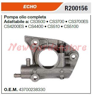Pompa olio echo motosega - pompa,