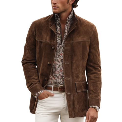 Cappotto uomo pelle