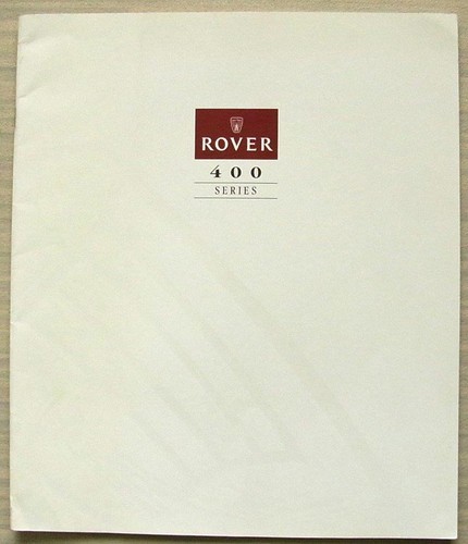Brochure vendita auto rover - brochure,