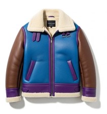 Giubbotto bomber uomo blu e