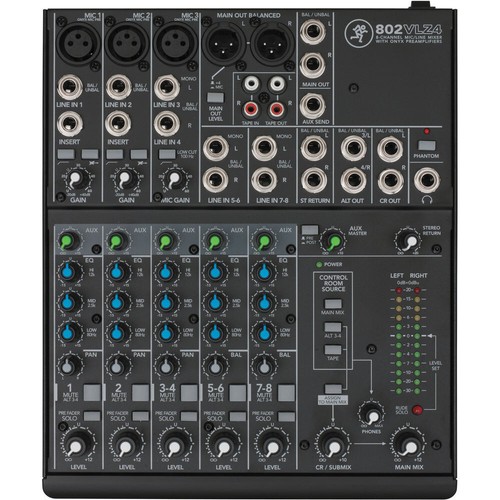Mackie 802vlz4 channel - mackie, 8-channel