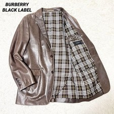 Giacca di pelle Burberry Black