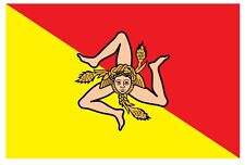  Bandiera Sicilia -Stikers - Adesivo-Decorazione auto moto casa veicoli 