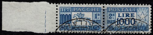 1954 pacchi postali 1000 - 1000, lire