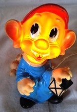 Lumetto NANO Cucciolo DISNEY LEDRA PLASTIC - Funzionante - Anni 60