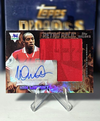 Ian wright auto relic - ian, auto-relic