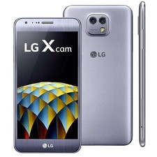LG X cam K580 titanio argento doppia fotocamera LTE NFC smartphone Android NUOVO