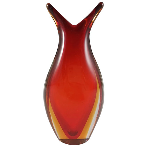 Vaso biologico vetro rosso - vetro,