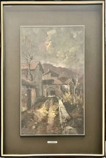 Arturo Bonanomi. Olio su tela 60x80cm con cornice.