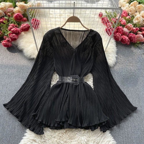 Camicia donna chiffon plissé - chiffon,