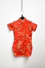 Carnevale Vestito Bambina Cinese Rosso 4 Anni