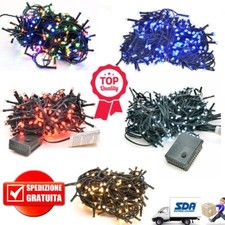 LUCI DI NATALE LED PER INTERNO ESTERNO IP VARI COLORI ADDOBBI NATALIZI ALBERO