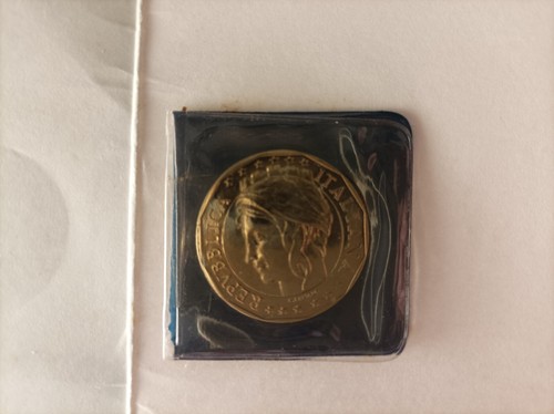 Moneta 1000 lire placato - da,