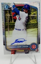2025 Bowman Chrome Juan Cabada Mojo Auto Rookie Chicago Cubs ???? 