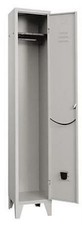 ARMADIO SPOGLIATOIO ARMADIETTO METALLO VERNICIATO 1 ANTA L35xP33xH180 PRATIKO