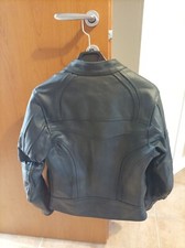 giubbotto giubbino da moto donna vera pelle taglia xs