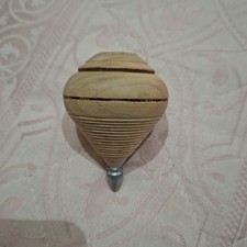 Trottola Vintage In Legno