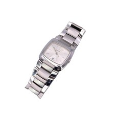 Autentico Orologio da Polso Gucci Acciaio Inox Mod 8500 M Quadrante Argento