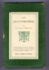 The Grandmothers: A Family Portrait by Glenway Wescott [signed]