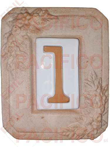 Numero civico terracotta - civico,