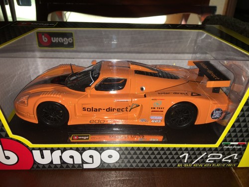 Maserati mc12 orange burago - maserati,
