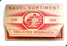 Porta aghi vintage book case Sharps raro Nadel sortiment cartine