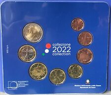 ITALIA 2022 SERIE DIVISIONALE 8 MONETE FDC CON 2 EURO DANTE ALIGHIERI BLISTER
