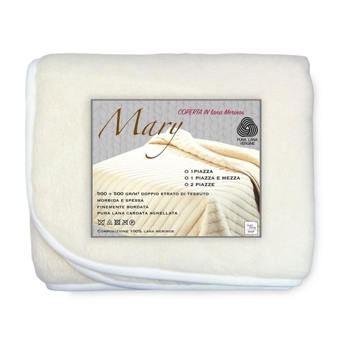 Coperta mary vera lana - mary,