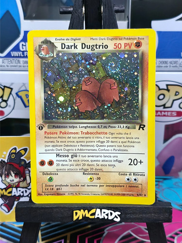 Pokemon dark dugtrio rara - dugtrio, 6/82