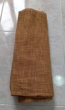 Stoffa Tessuto Tela Juta color ruggine cm 185 bricolage lavoretti decorazioni 