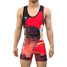 Godzilla Wrestling Singlet