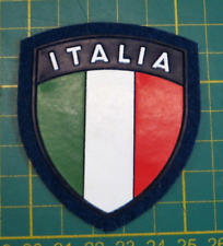 TOPPA IN VELLUTO E PLASTICA - ITALIA - BANDIERA ITALIANA -