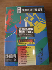 Tune 1000 Standard Tastiera File Midi "Canzoni degli anni 70" Vol. 2 karaoke confezione originale nuovi