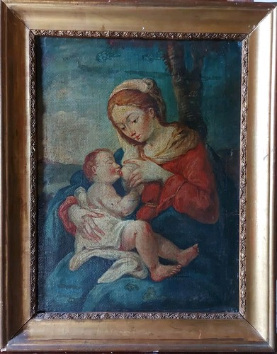 Madonna che allatta antico