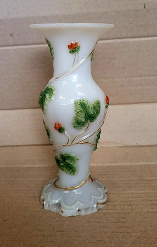 Vase ancien opaline - vase,