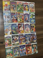Disney vhs lot sealed - disney,