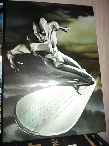 Poster displate silver surfer - silver,