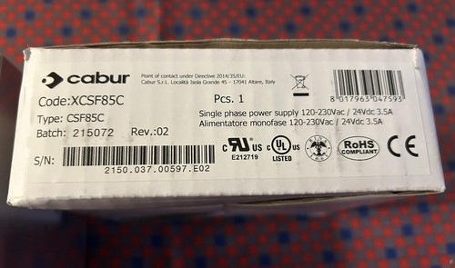 Alimentatore cabur xcsf85c - cabur,